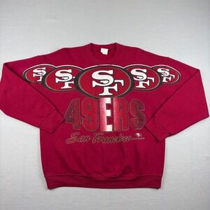 VTG Game Day Cliff Engle Mens XL San Francisco 49ers Crew Sweatshirt USA 90s